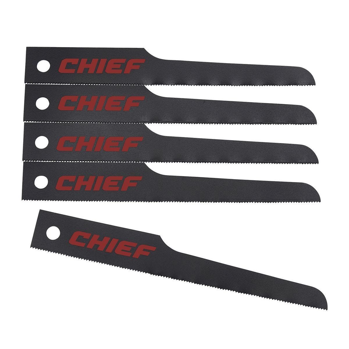 Hojas de sierra neumática profesional CHIEF de 32 TPI, paquete de 5 | CH328