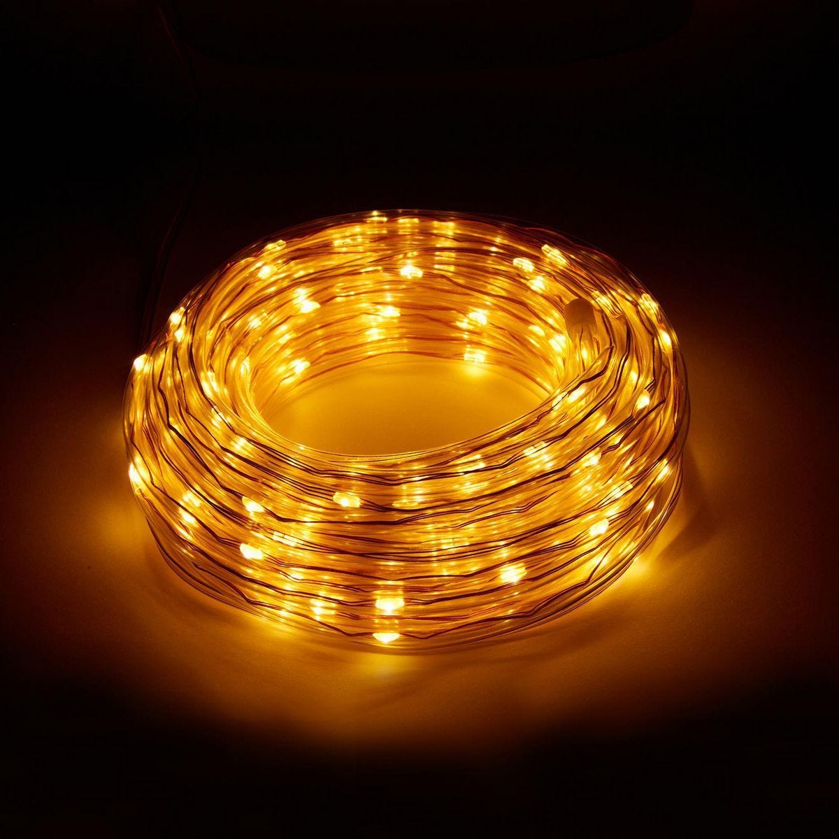 Luminaria solar de cuerda LED blanca cálida de 72 pies para exteriores | 59810