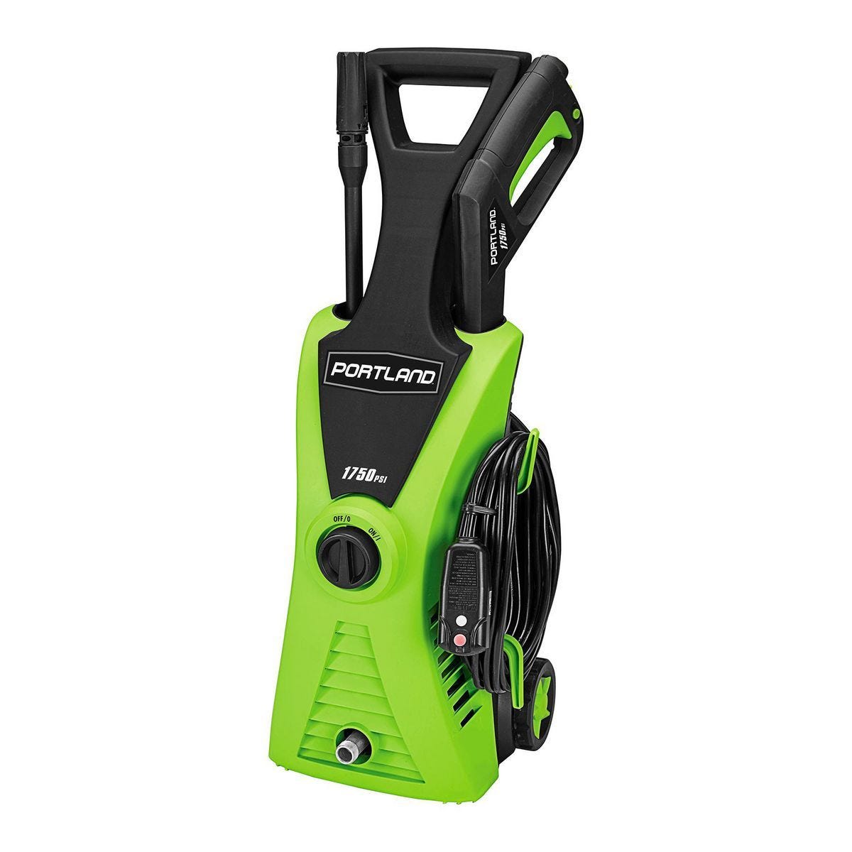 Hidrolavadora eléctrica portátil de 1750 PSI y 1.3 GPM con manguera de 20 pies | 63254