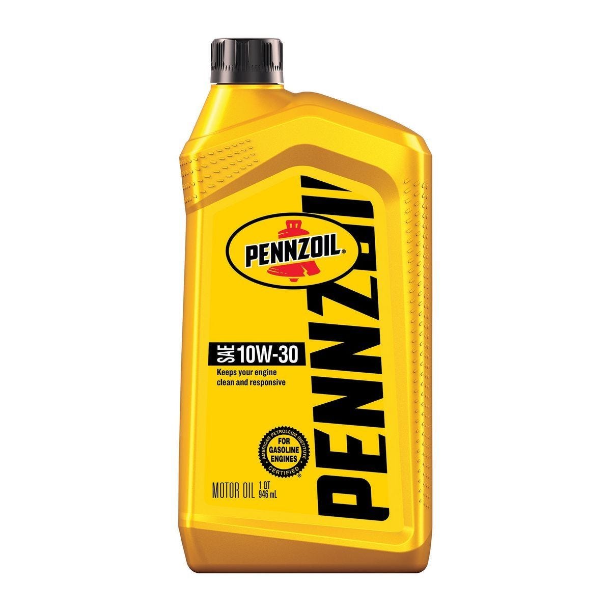 Aceite para motor Pennzoil convencional 10W-30 con tecnología de limpieza activa, 1 cuarto | 56885