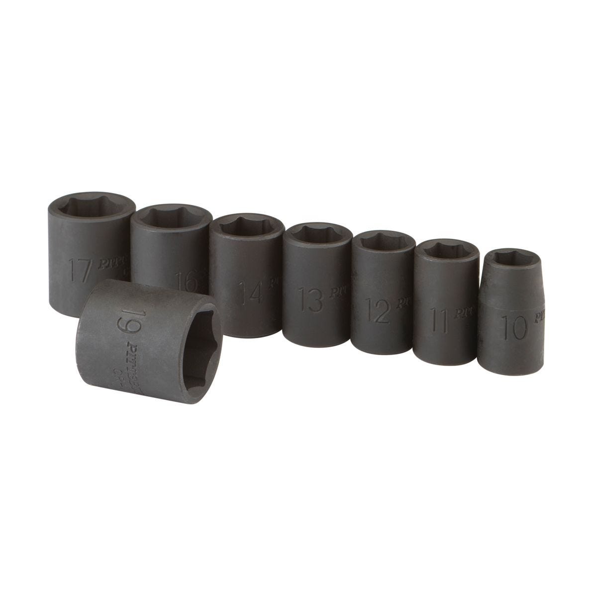 Juego de dados de impacto métricos de 3/8 pulgadas, 8 piezas | 67870