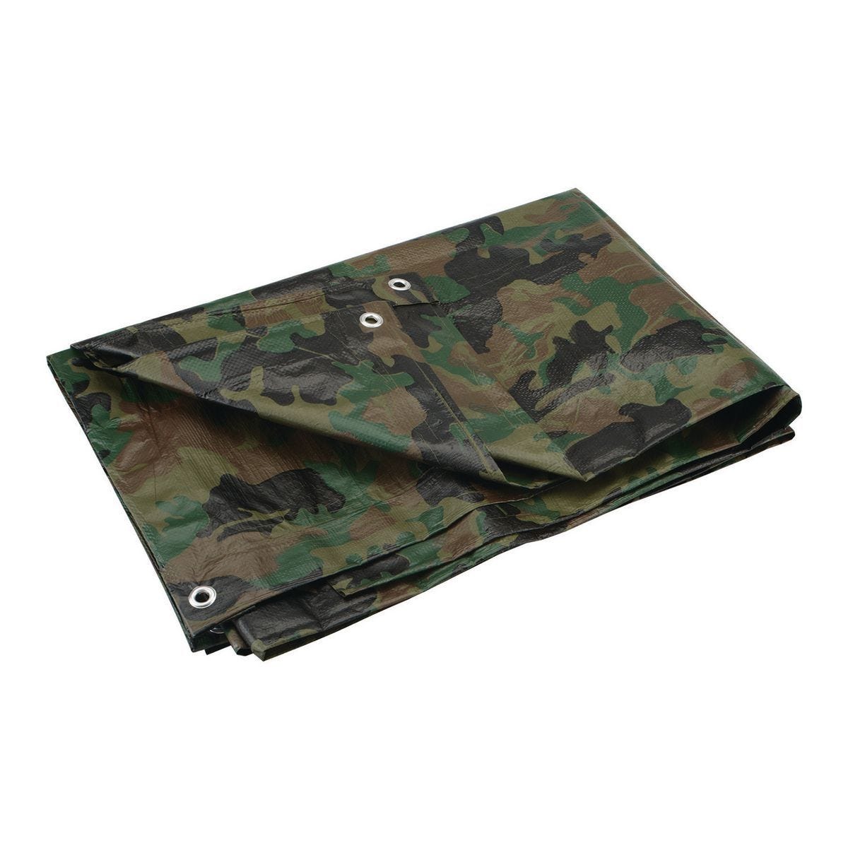 Lona camuflaje multiusos resistente a la intemperie de 5 mil, 9 ft. 4 in. x 11 ft. 4 in. | 61766