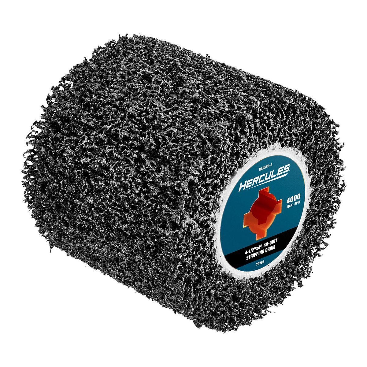 Tambor de desbaste de 4-1/2 pulg. x 4 pulg. x 3/4 pulg., grano 40 para herramientas de acondicionamiento de superficies | HA2SCD-3