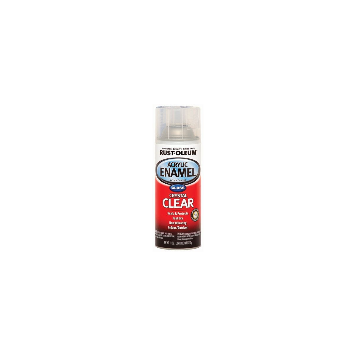 Pintura en aerosol acrílica esmalte brillante cristal claro de 11 oz. | 67939