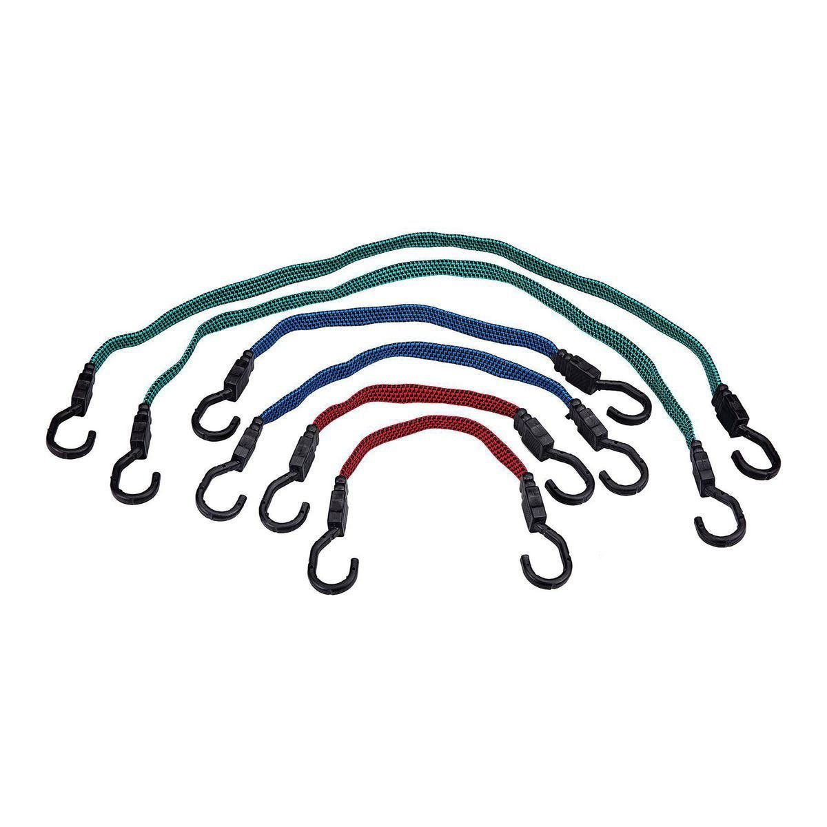 Juego de 6 correas elásticas de amarre de diferentes longitudes | 64041