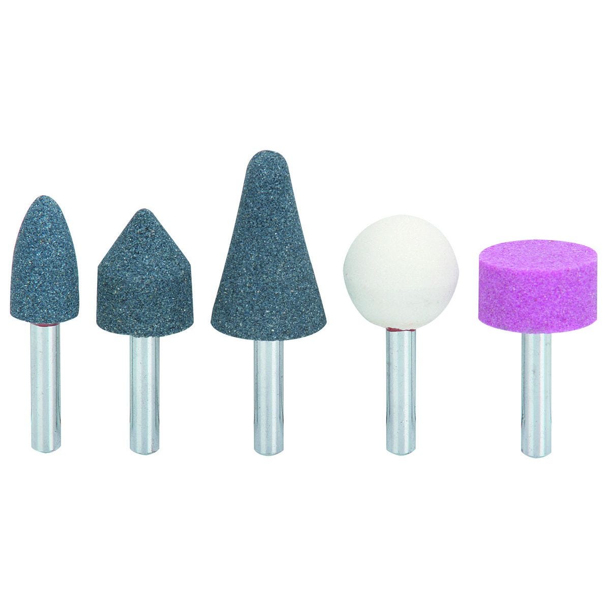 Juego de 5 fresas de rectificado para rotomartillo con vástago de 1/4 pulgada | 94992