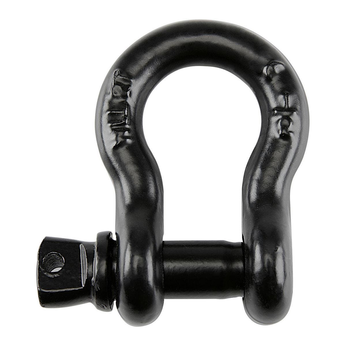 Grillete tipo D de 1/2 pulgada para ATV, color negro | 63744