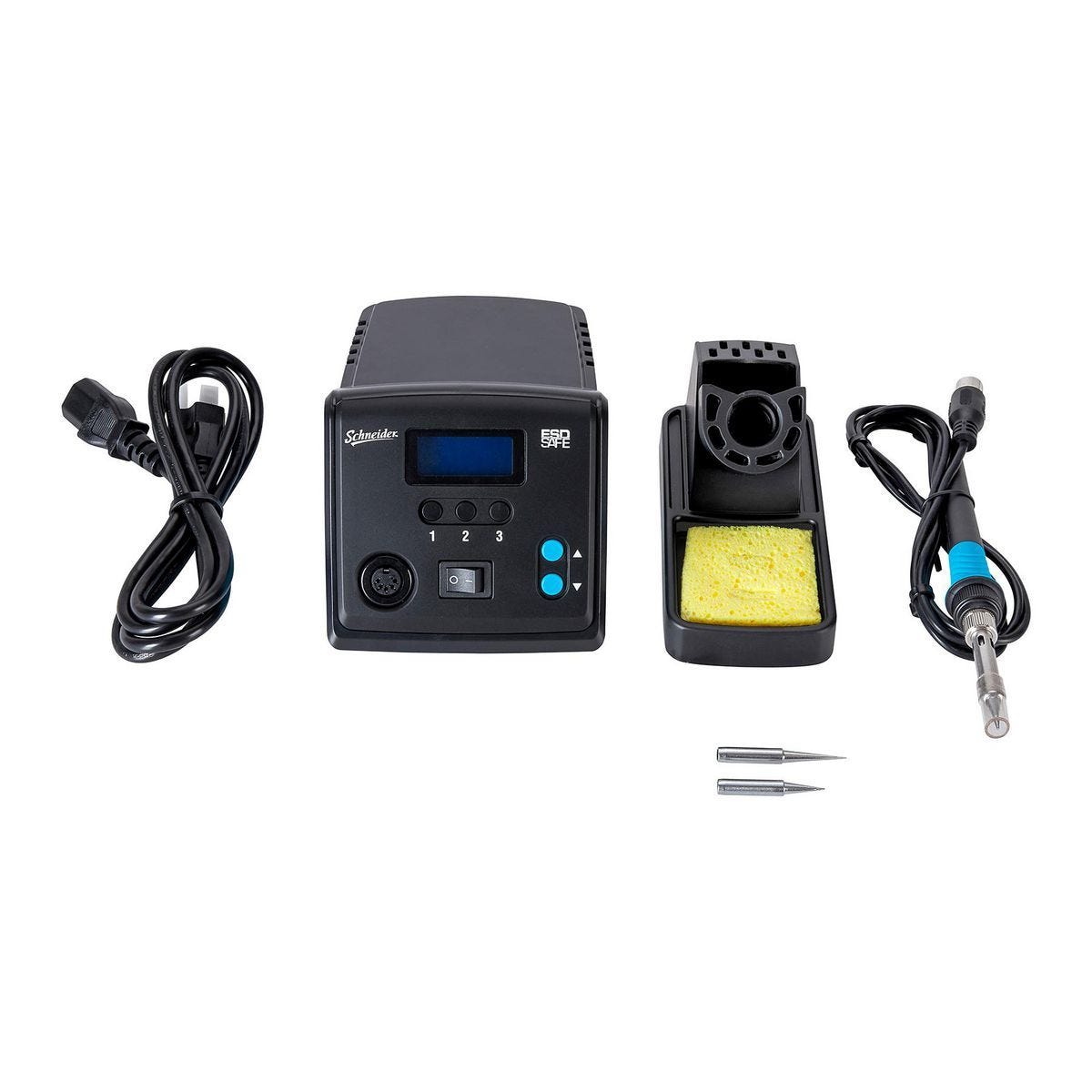 Estación de soldadura de 80 watts con control de temperatura variable y display digital | 58005