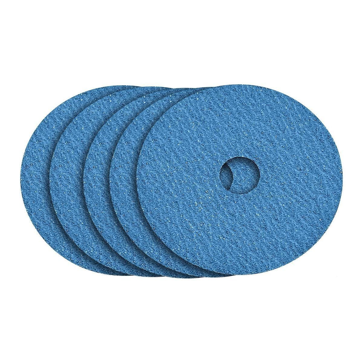 Discos de fibra cerámica HERCULES de 4-1/2 pulgadas, grano 60, paquete de 5 | HA2FD45-60