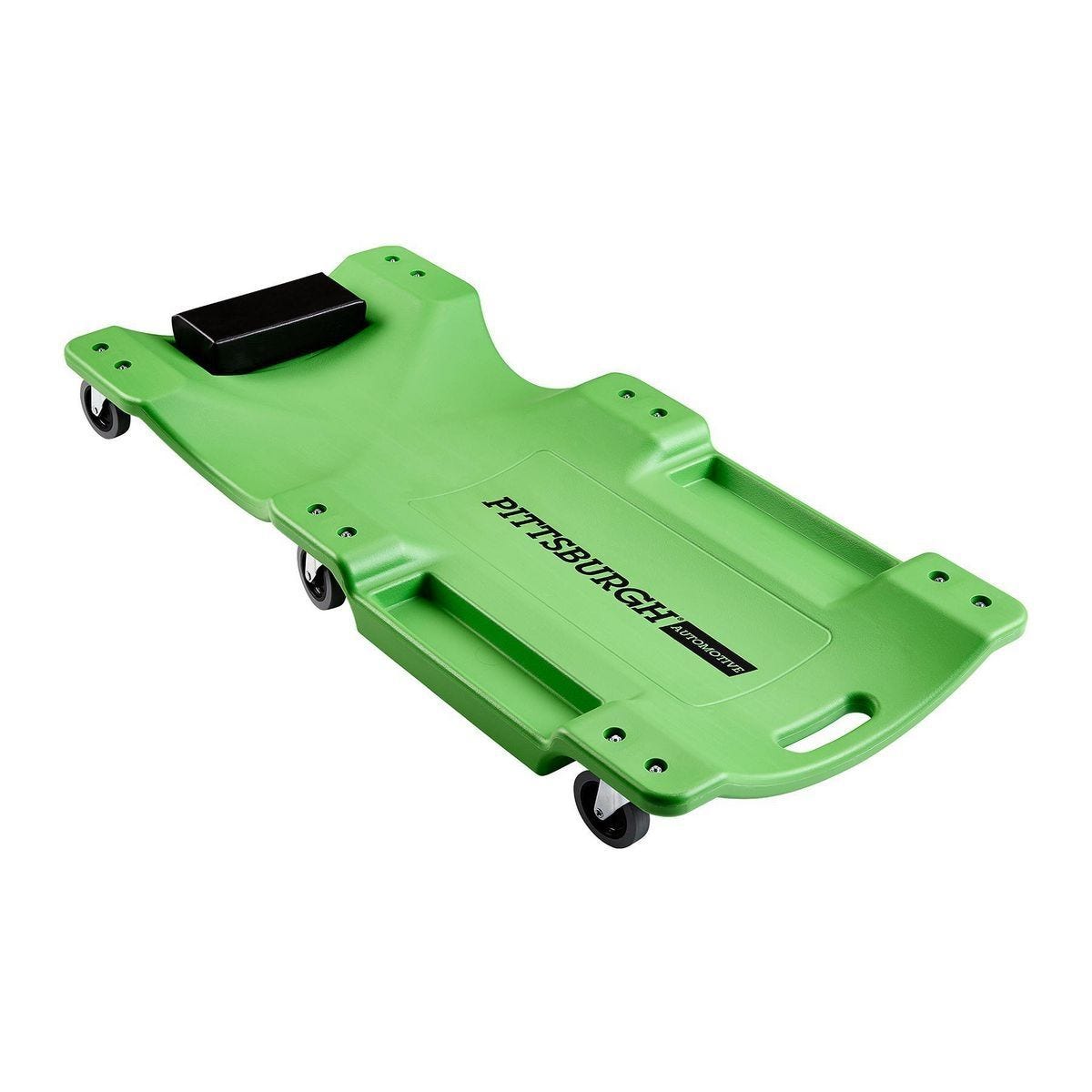 Creeper automotriz de perfil bajo con capacidad de 300 lb, color verde | 57310
