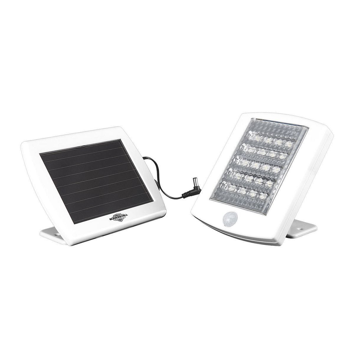 Luz de seguridad solar con sensor de movimiento de 120 lúmenes - blanca | 64732