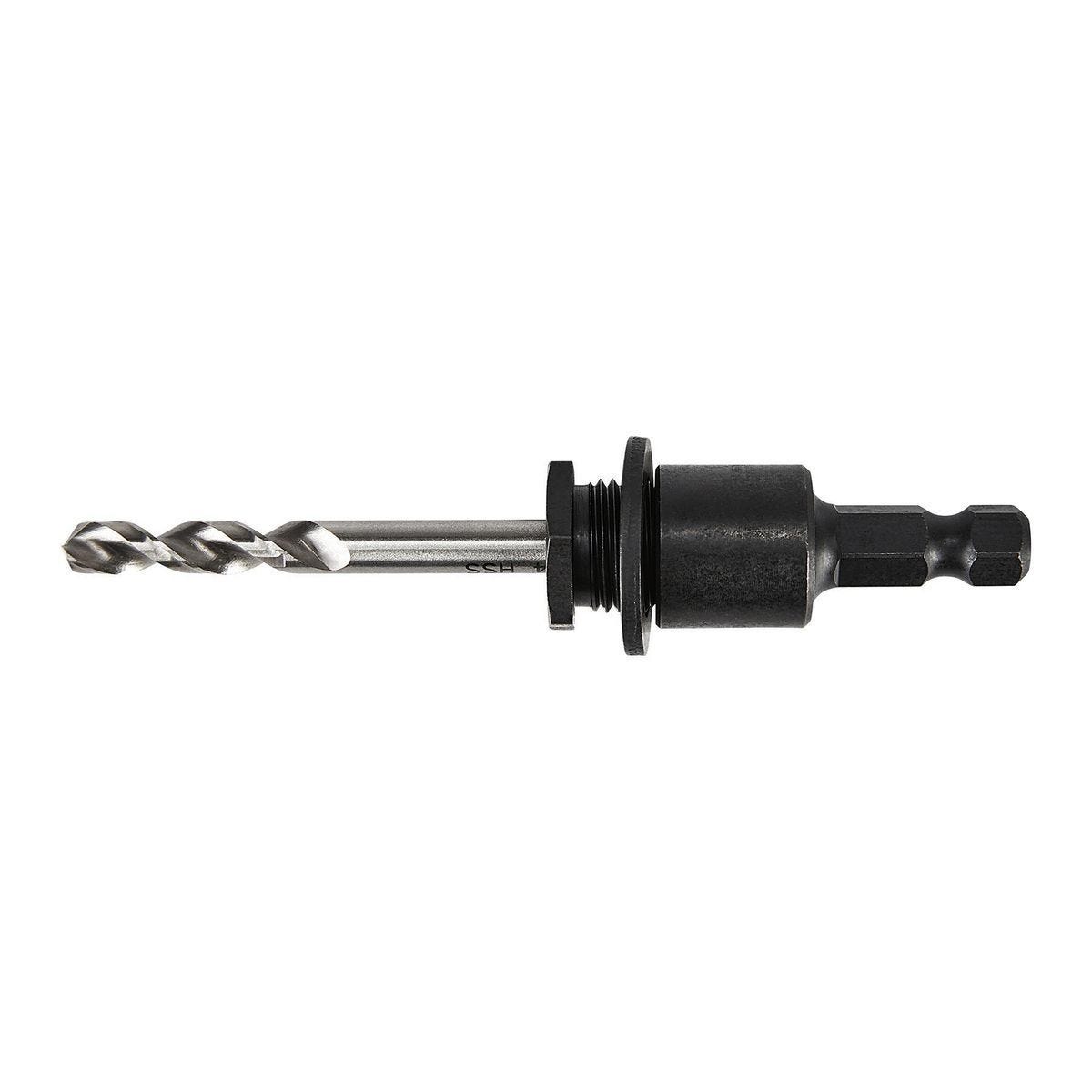 Mandril universal para sierras de copa de cambio rápido de 3/8 pulgadas, compatible con sierras de copa de 3/4 a 1-1/8 pulgadas | HA29-A38