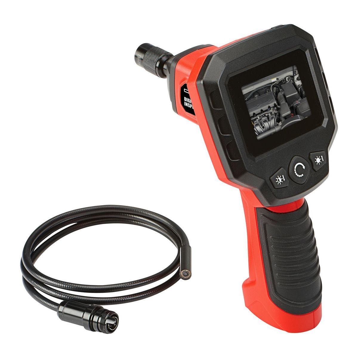 Cámara de inspección digital CEN-TECH con pantalla LCD y accesorios | 61839