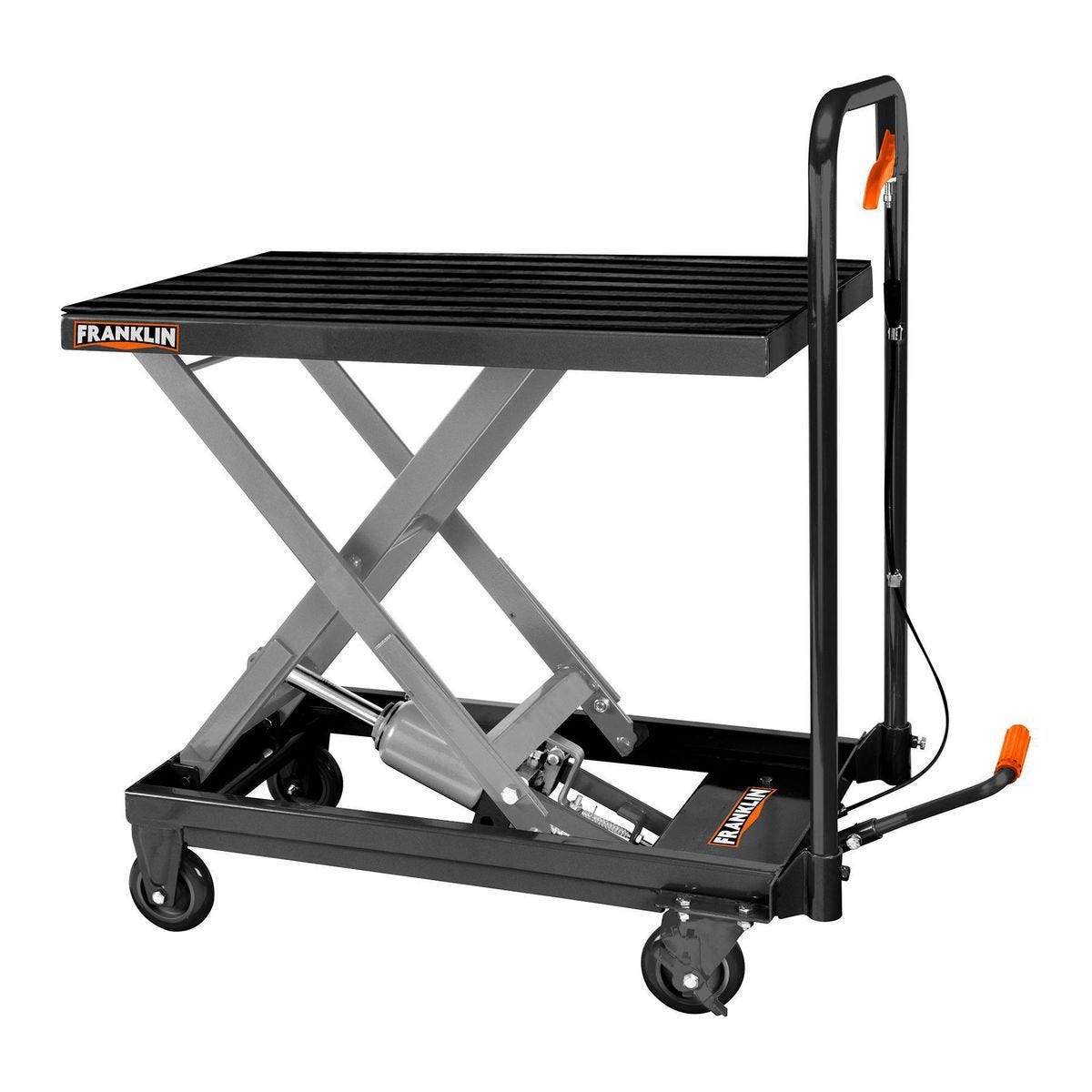 Carro mesa hidráulico con capacidad de 500 lb, operado con pedal | 70726