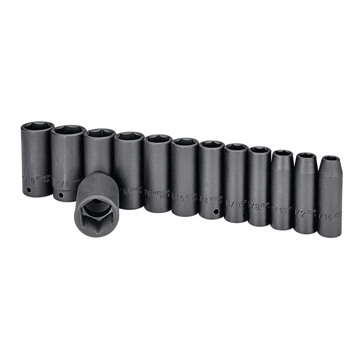 Juego de dados de impacto profundos de 1/2 pulgada, 13 piezas | 69560