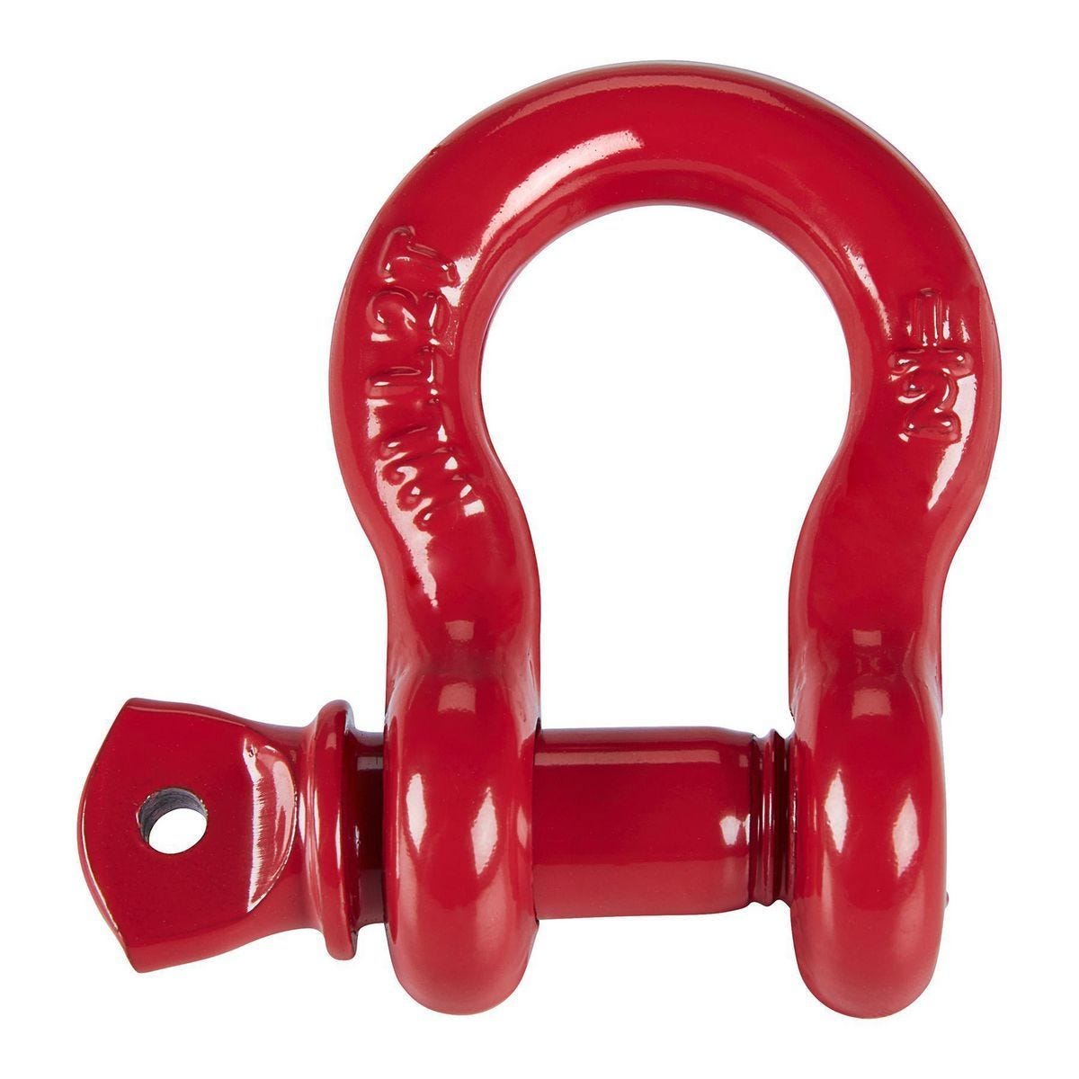 Grillete tipo D de 1/2 pulgada para ATV, color rojo | 58639