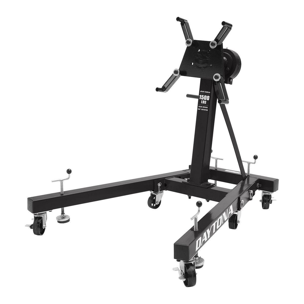 Soporte giratorio para motores con transmisión por engranes, capacidad 1500 lb, plegable | 57745