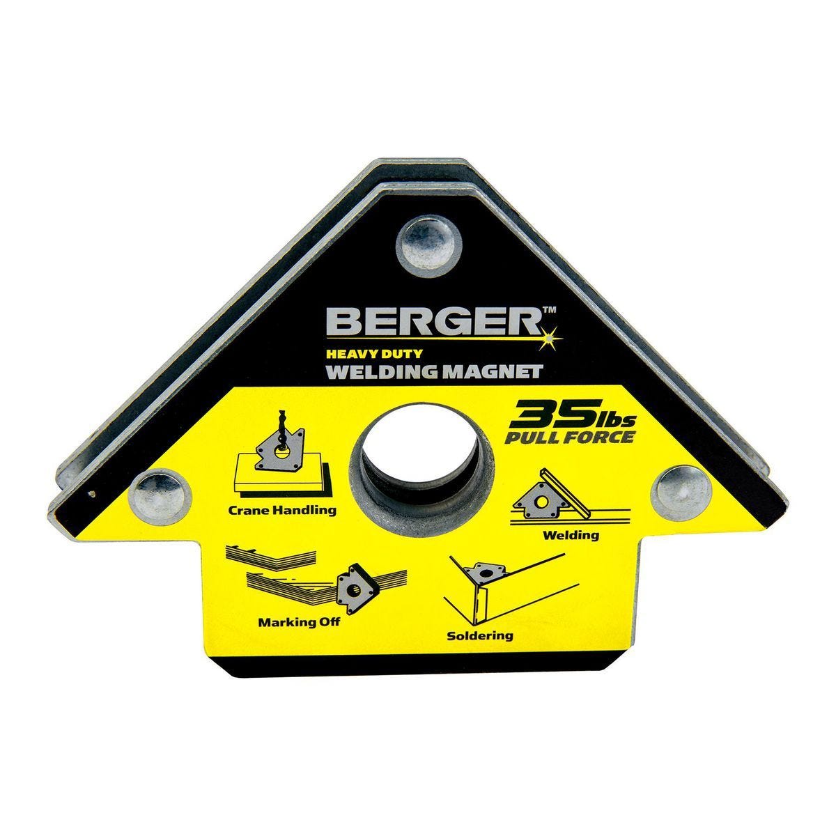 Imán para soldadura pesado de 4-3/4 pulgadas y capacidad de 35 lb | 63798