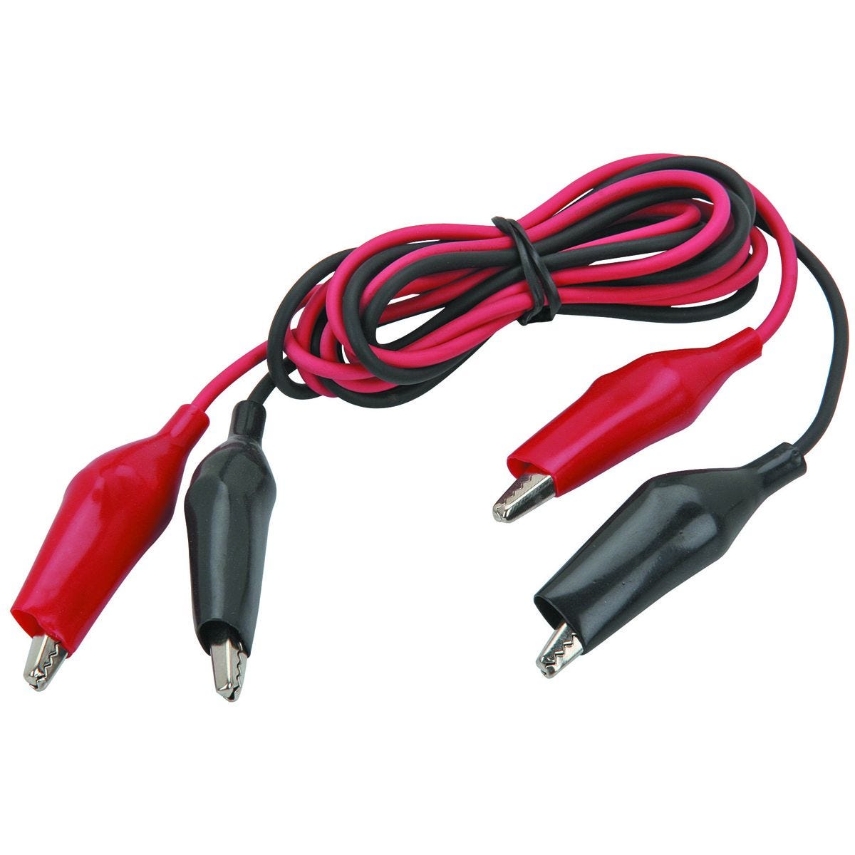 Juego de cables de prueba de 36 pulgadas con pinzas cocodrilo en 2 colores | 66712