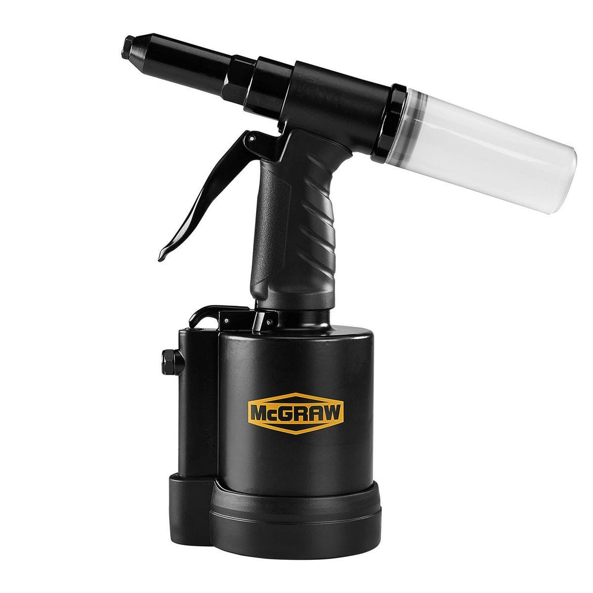Remachadora neumática/hidráulica de 1/4 pulgada MCGRAW con botella recolectora | 58644