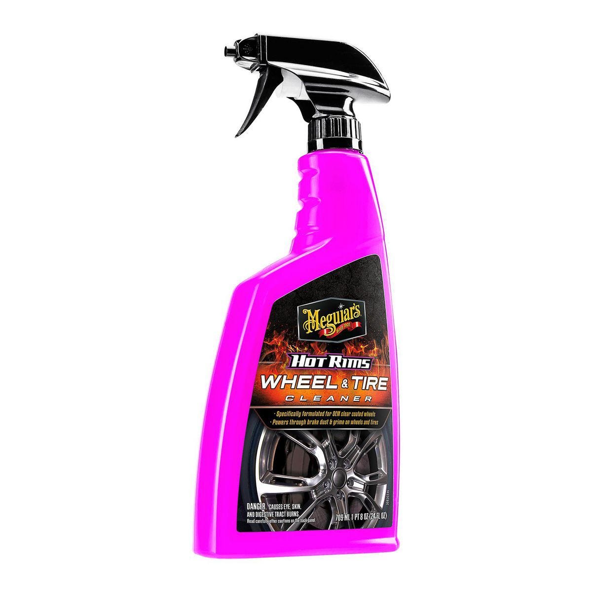 Limpiador de llantas y neumáticos Hot Rims de 24 oz. de Meguiar's | G9524