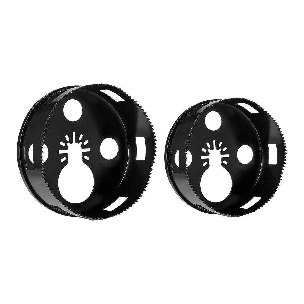 Juego de sierras para cortar luces empotradas de 3-3/8 pulg. y 4-1/4 pulg. para herramientas oscilantes multiusos, 2 piezas | HA23-50