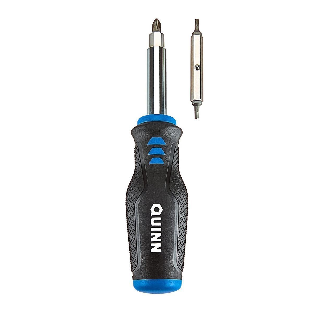 Desarmador multiusos 10 en 1 QUINN con bits intercambiables | 56344