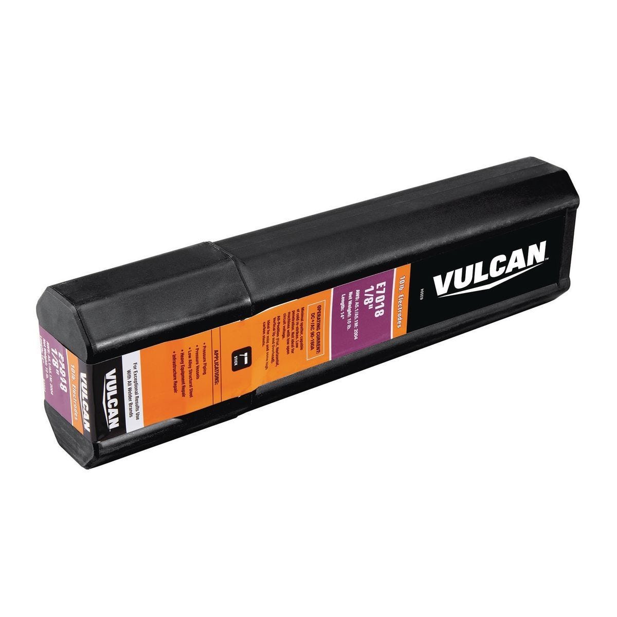 Electrodo de soldadura AWS E7018 de 1/8 pulgada, 10 lb | 63504