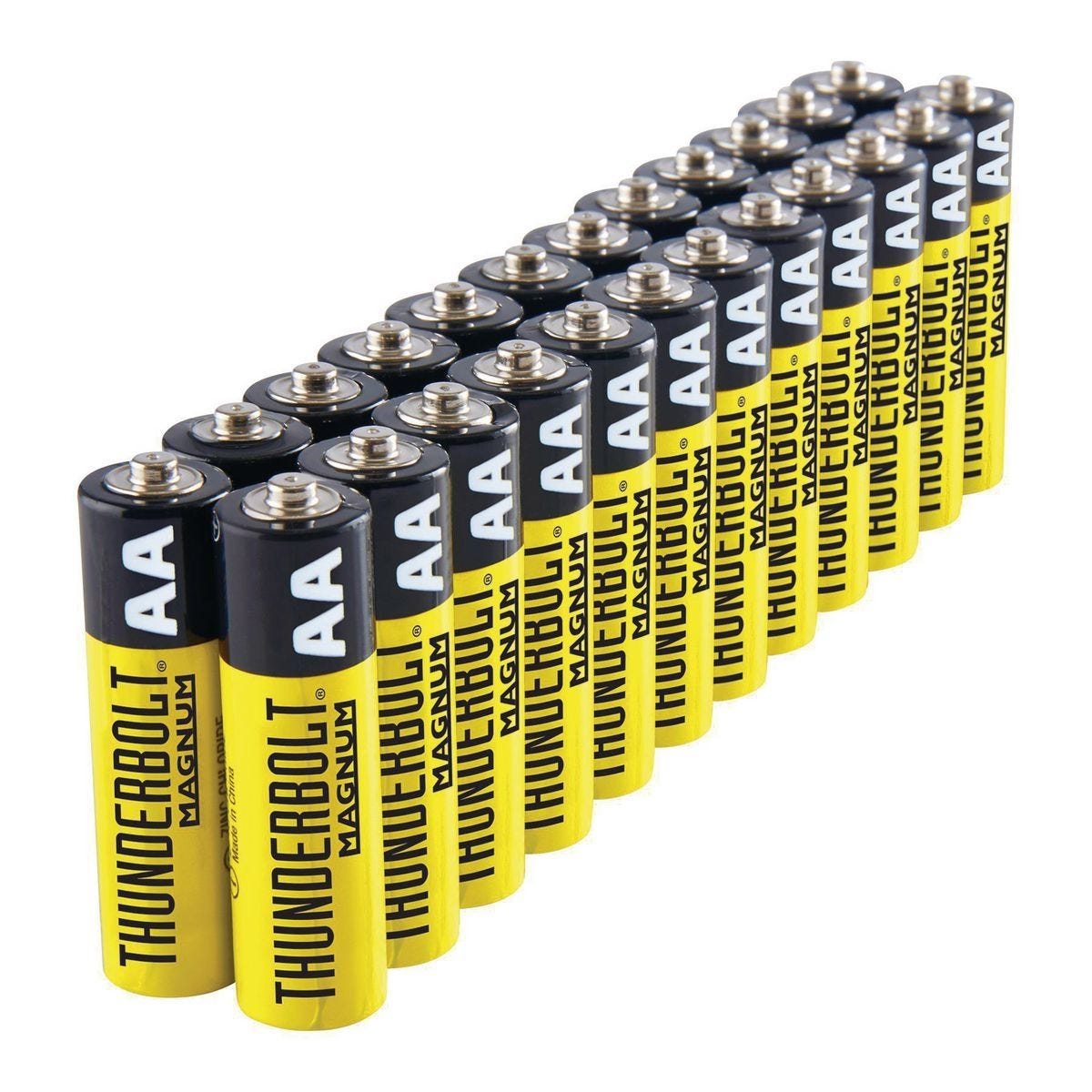 Baterías AA de cloruro de zinc THUNDERBOLT MAGNUM, paquete de 24 unidades | 61675