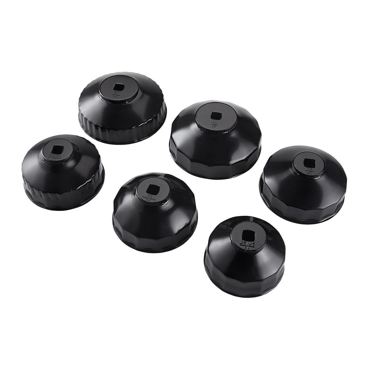 Juego de 6 piezas de llaves tipo copa para filtros de aceite | 59679
