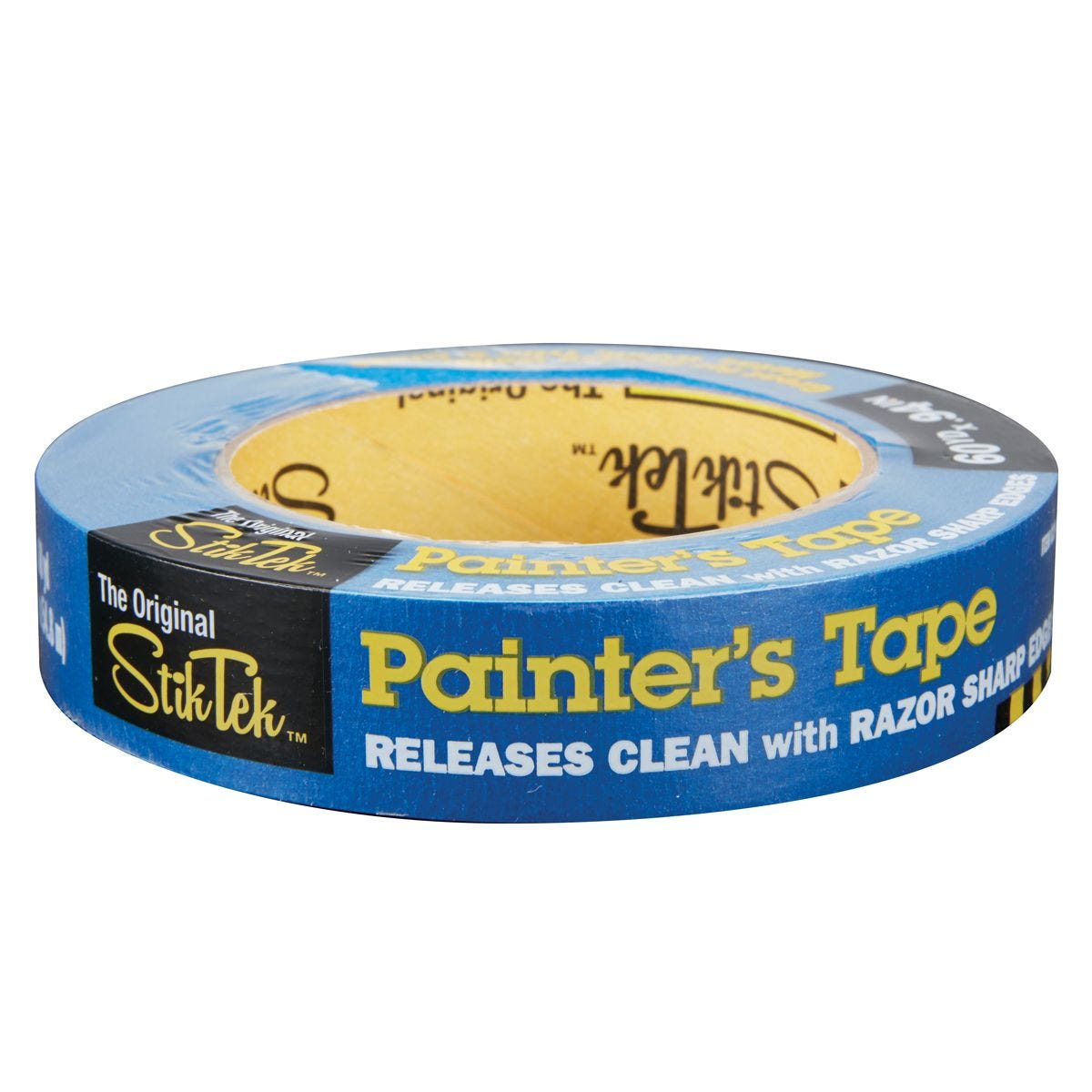 Cinta para pintor de 0.94 in x 60 yd, resistente y removible sin daños | 63244
